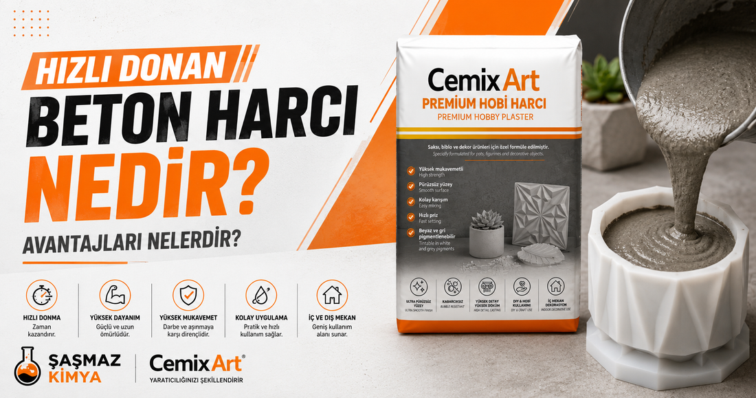 Hızlı Donan Beton Harcı Nedir? Avantajları Nelerdir?